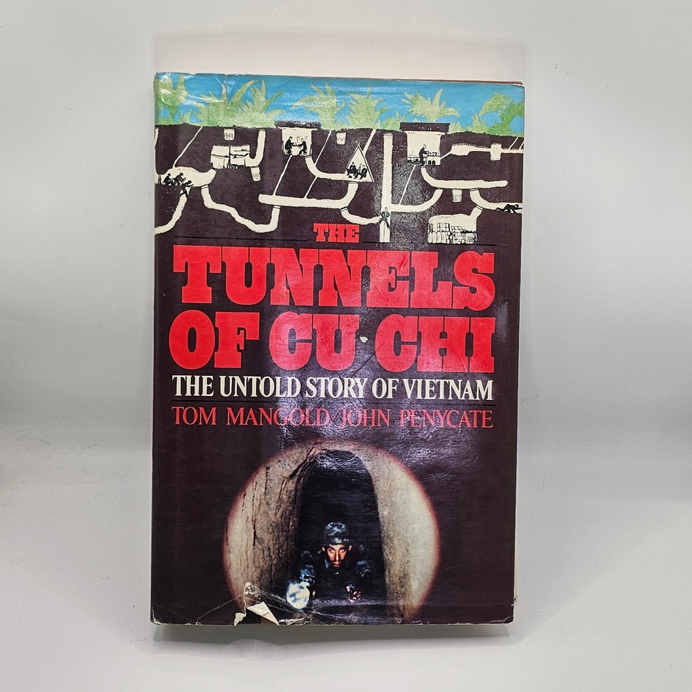 1985 The Tunnels of Cu Chi Untold Story ofโ Vietnam HC DJ First Edition Book